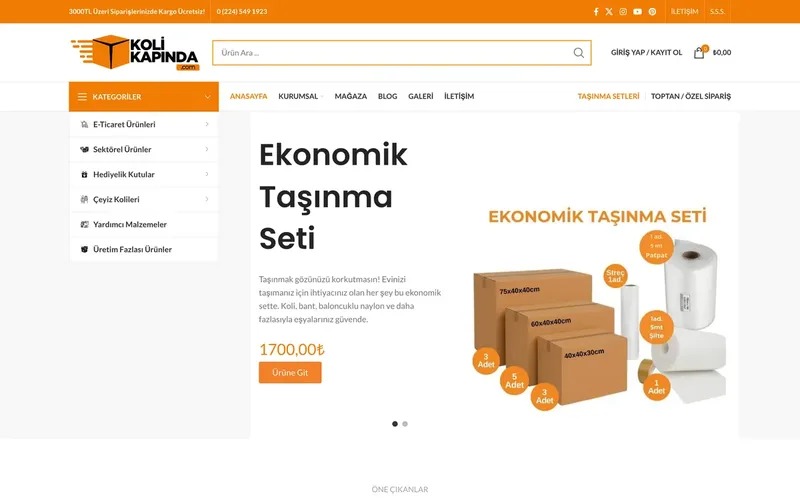 Koli Kapında web sitesi tasarımı
