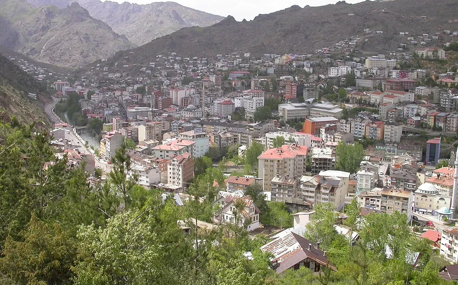 Gümüşhane şehir manzarası